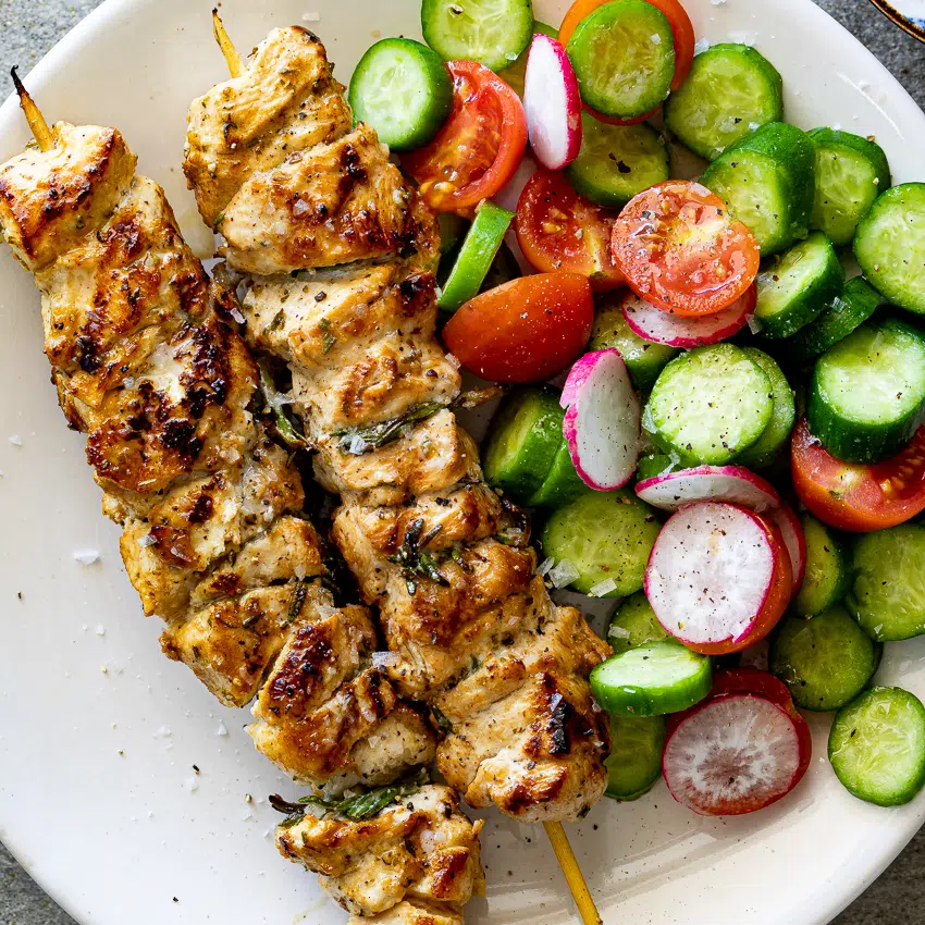 Lemon & Herb Chicken Kebabs